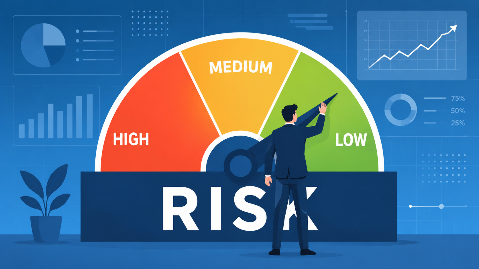 Dialing down investment risk as you move into retirement.